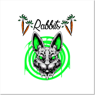 Rabbits Posters and Art